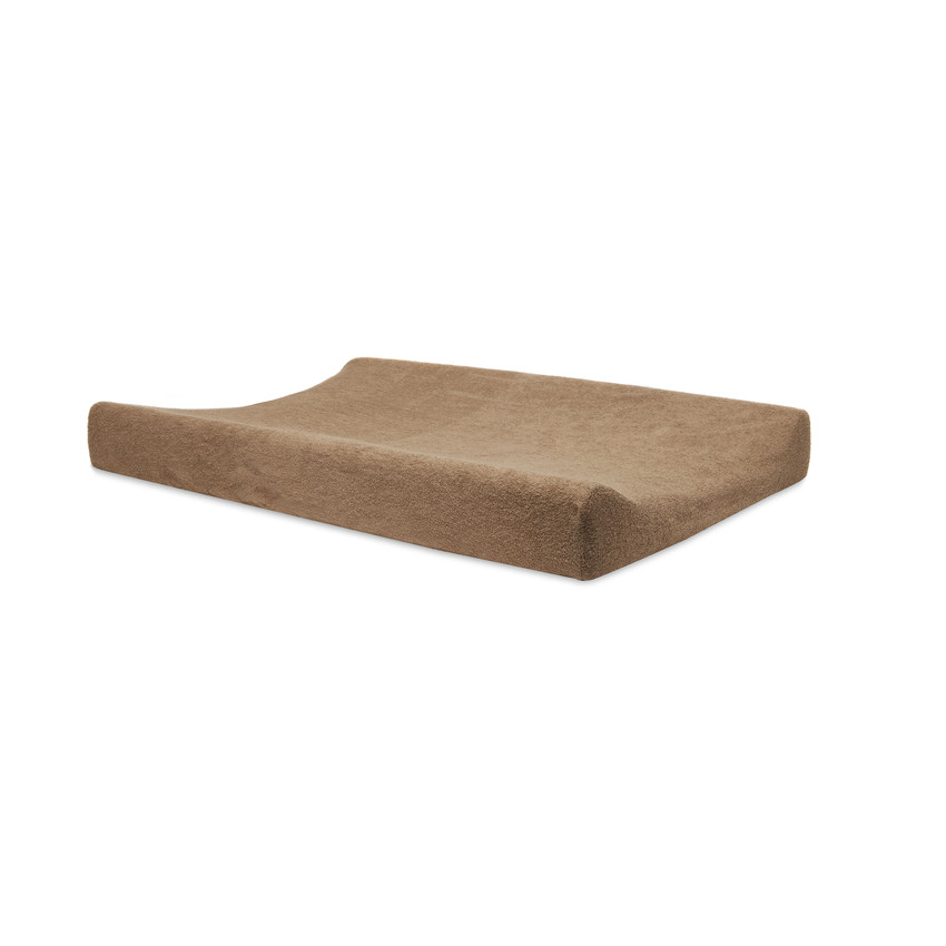 Lot de 2 housses de matelas à langer 50 x 70 cm Caramel/Biscuit 