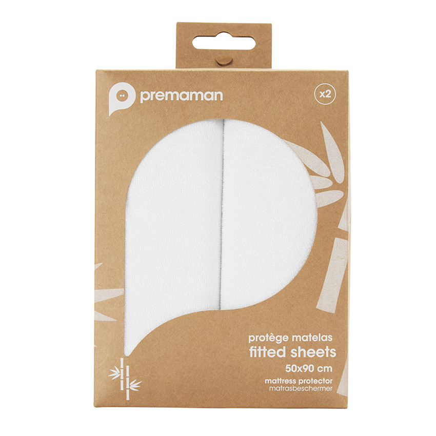 Lote de 2 alzas de viscosa para colecho 50 x 90 cm 