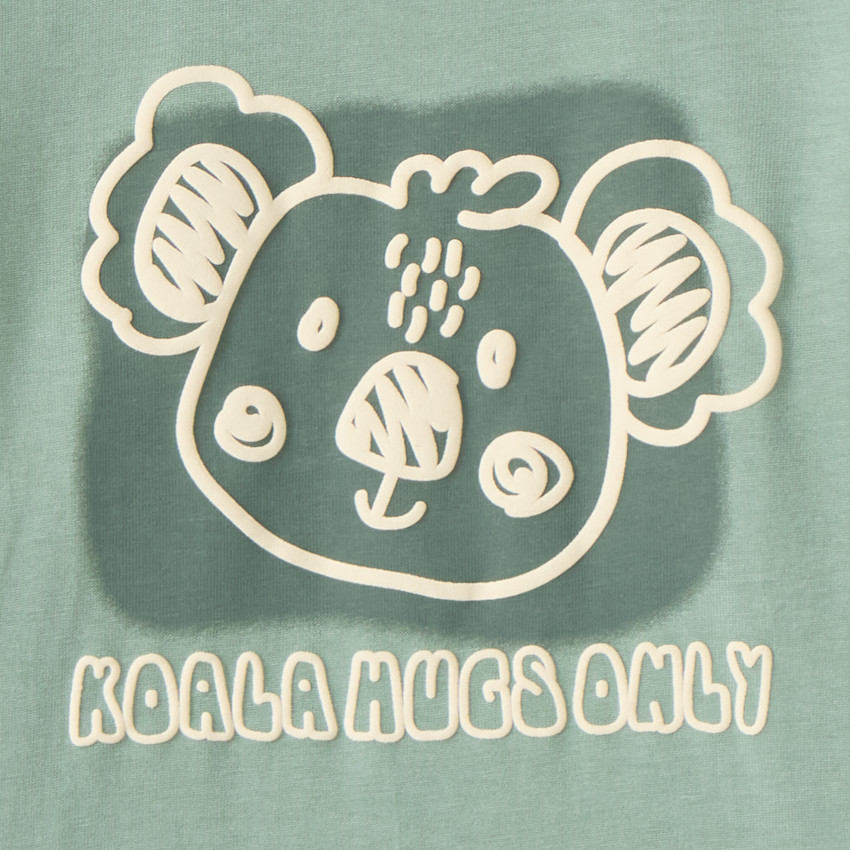 Camiseta de manga larga con estampado de koala para bebé niño 
