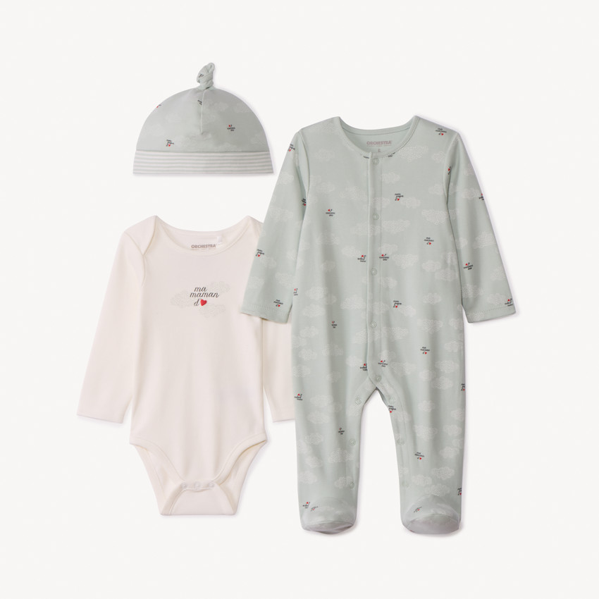 Set nacimiento 3 piezas "Ma maman d