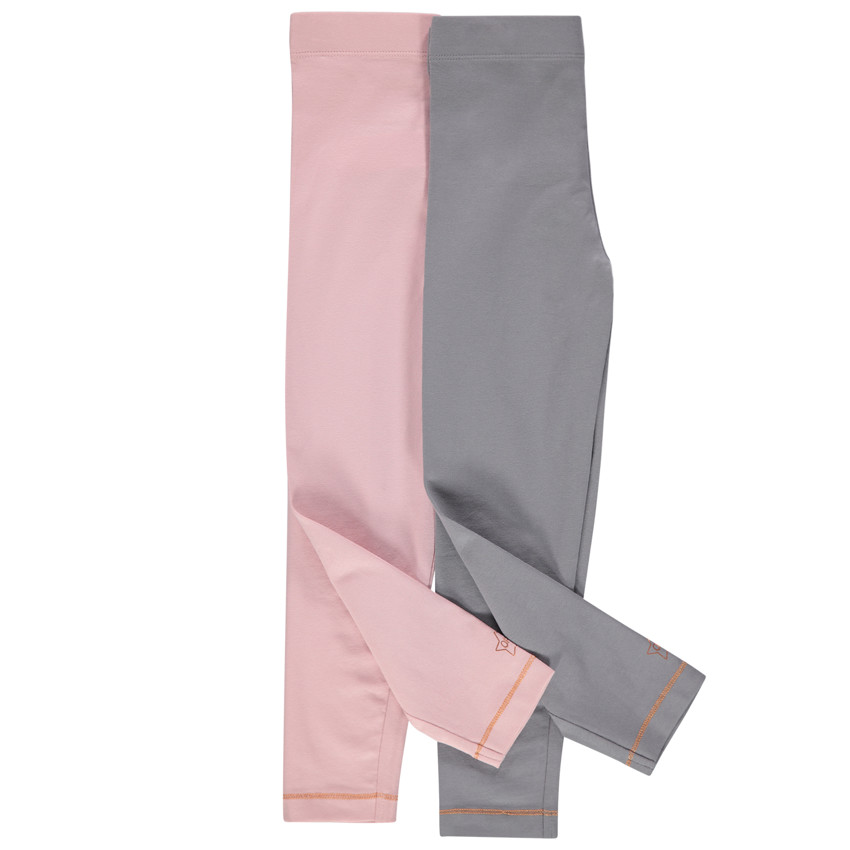 Juego de 2 leggings de punto con dibujo de fantasía estampado Main Juego de 2 leggings de punto con dibujo de fantasía estampado