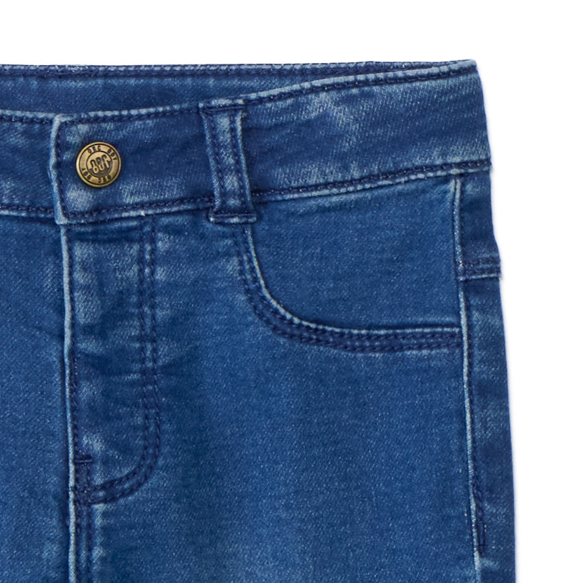 Vaqueros efecto denim lisos para bebé niño 
