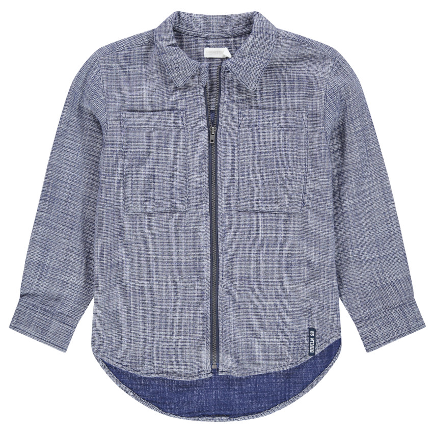 Camisa de manga larga con abertura con cremallera  Additional Camisa de manga larga con abertura con cremallera