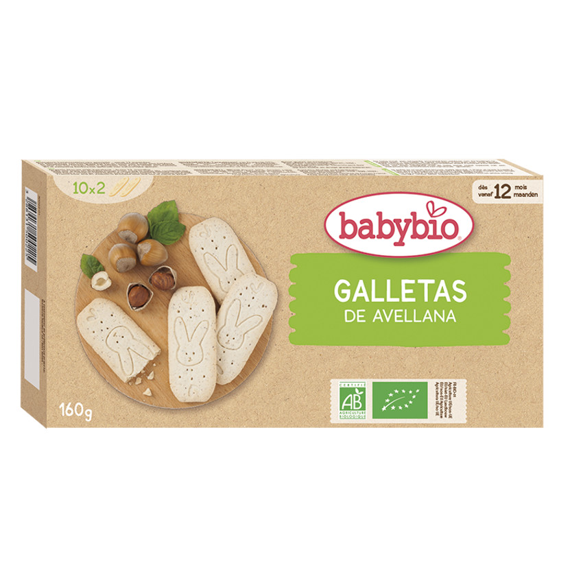 Babybio Galletas Crecimiento Avellana 