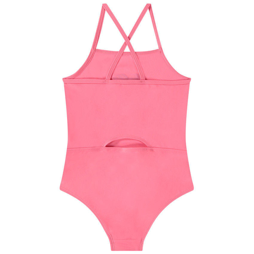 Maillot de baño 1 pieza de punto con estampado floral para niña 