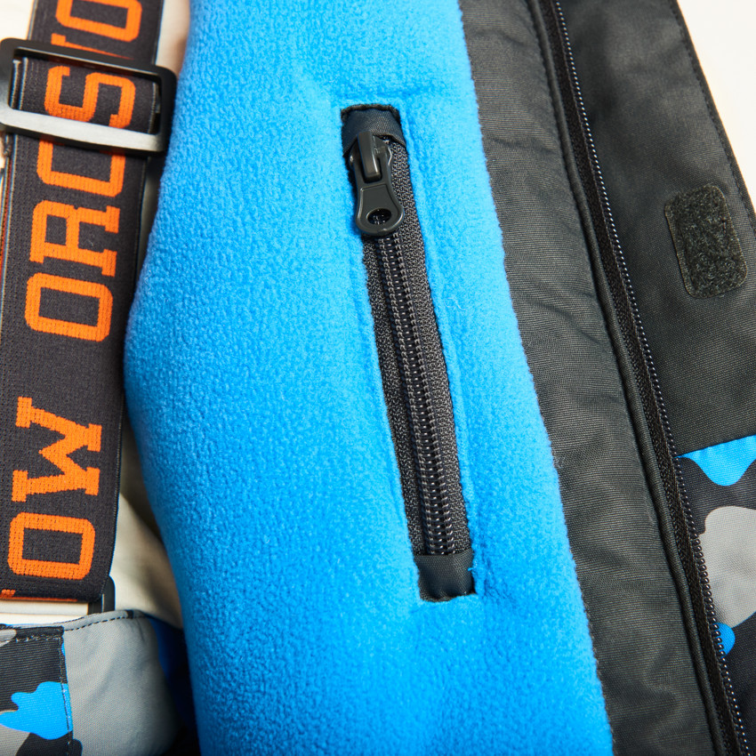 Veste de ski waterproof imprimé camouflage pour garçon 