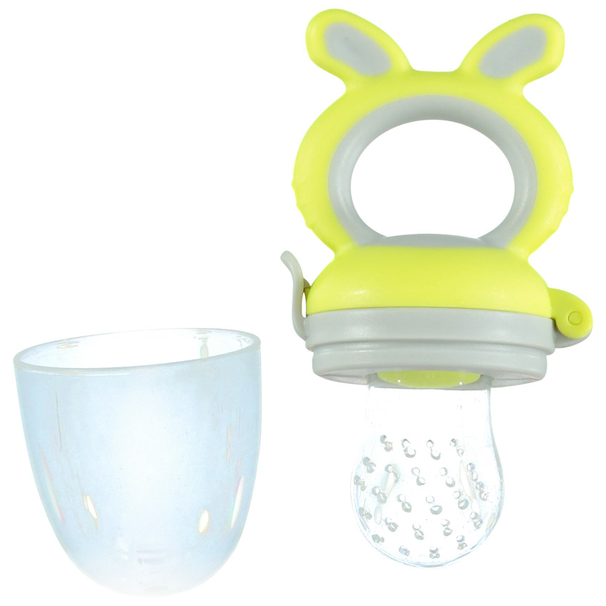 Alimentador antiahogo Conejo - Amarillo/Gris 