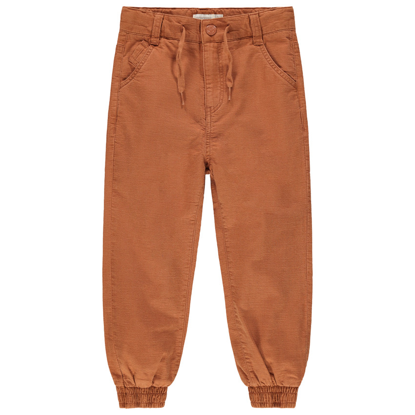 Pantalón battle con cordones de cierre y tobillos elásticos 