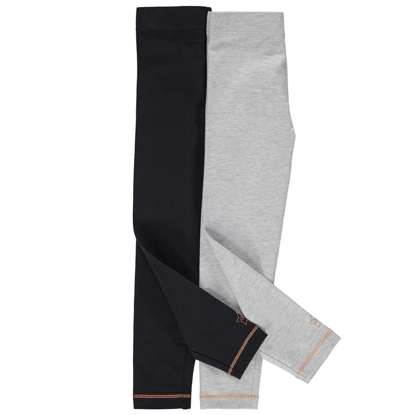 Juego de 2 leggings de punto con dibujo de fantasía estampado Main Juego de 2 leggings de punto con dibujo de fantasía estampado