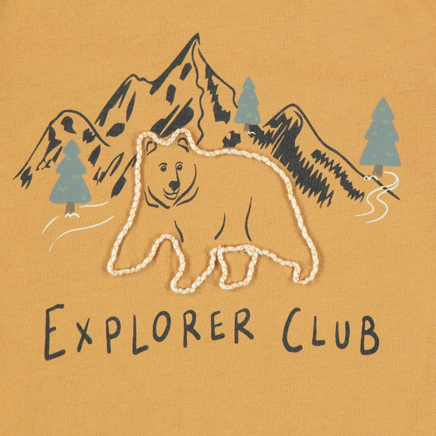 Camiseta de manga larga con estampado de animales para bebé niño 