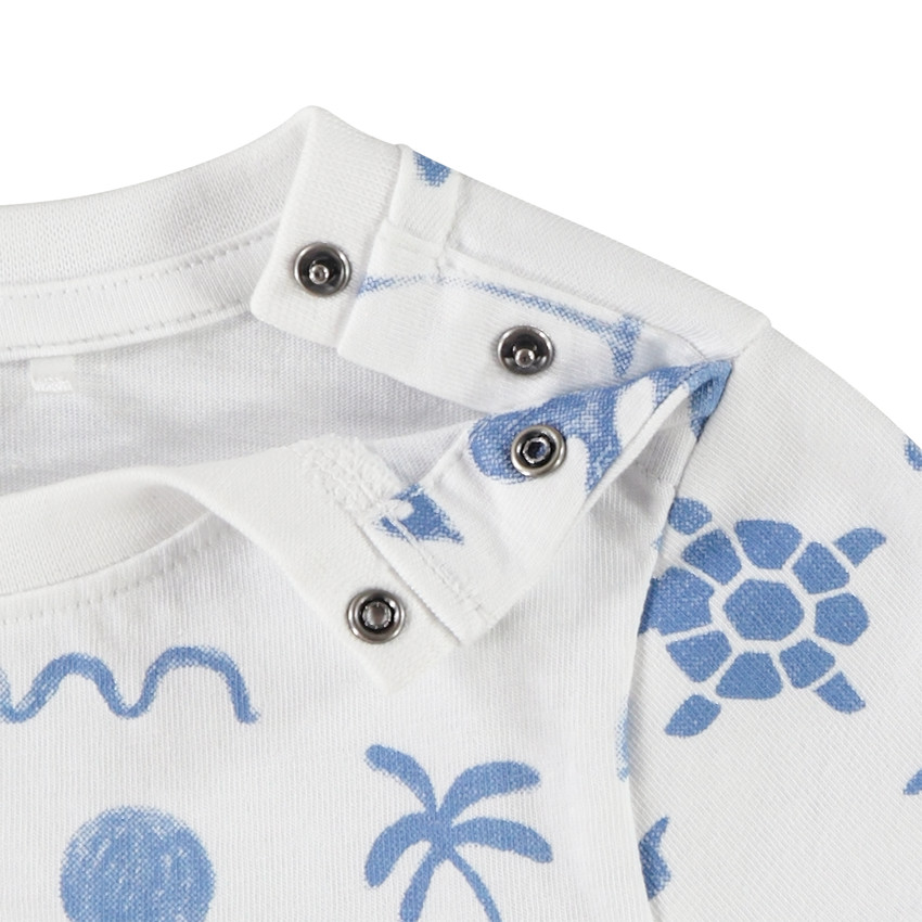 Camiseta de manga corta con estampado fantasía para bebé niño 