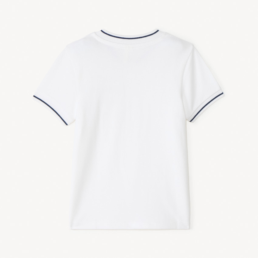 Polo de manga corta con cuello teddy para bebé niño 