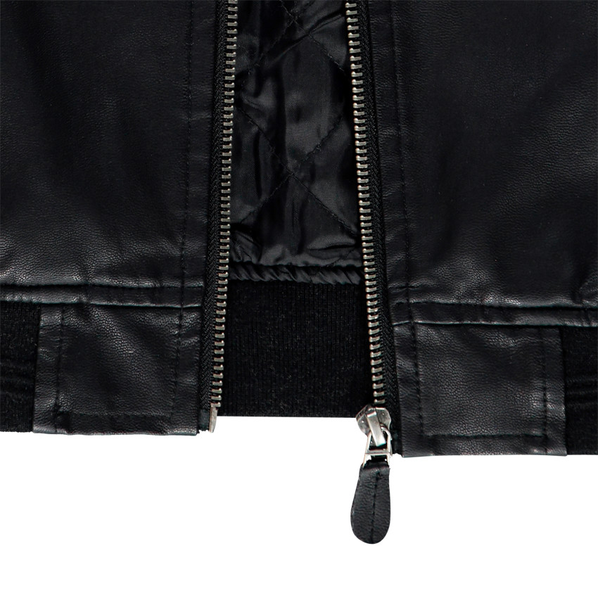 Chaqueta efecto piel 