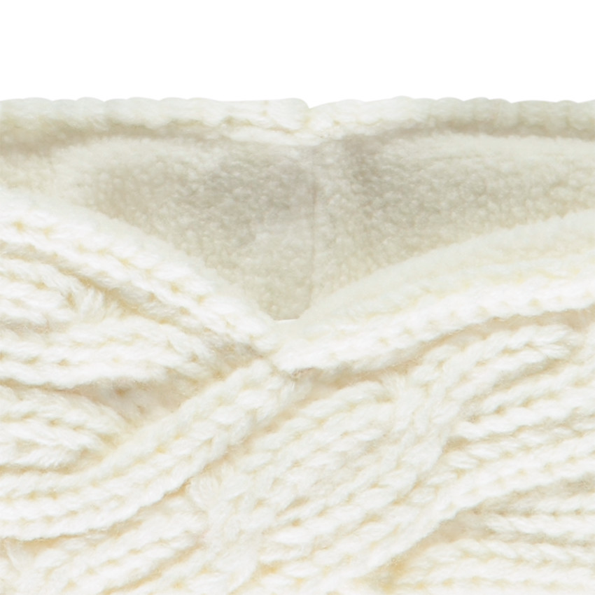 Banda de esquí de punto forrada en micropolar para niña 