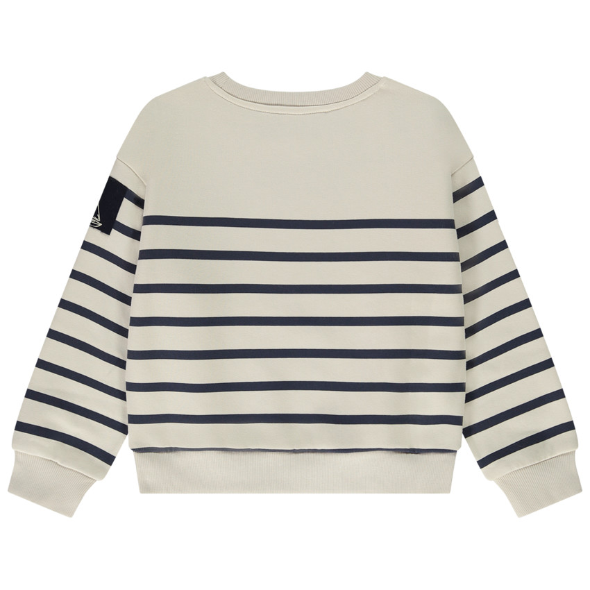 Sudadera oversize estilo marinero para niño 