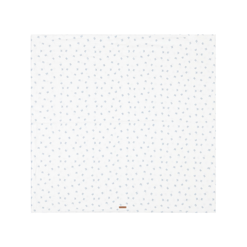 Manta de gasa de algodón 100 x 100 cm - Pequeñas Flores 