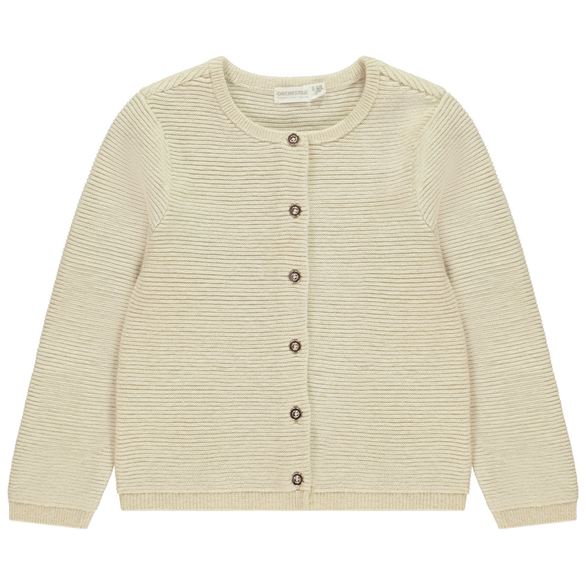 Jersey de punto texturizado brillante para niña 