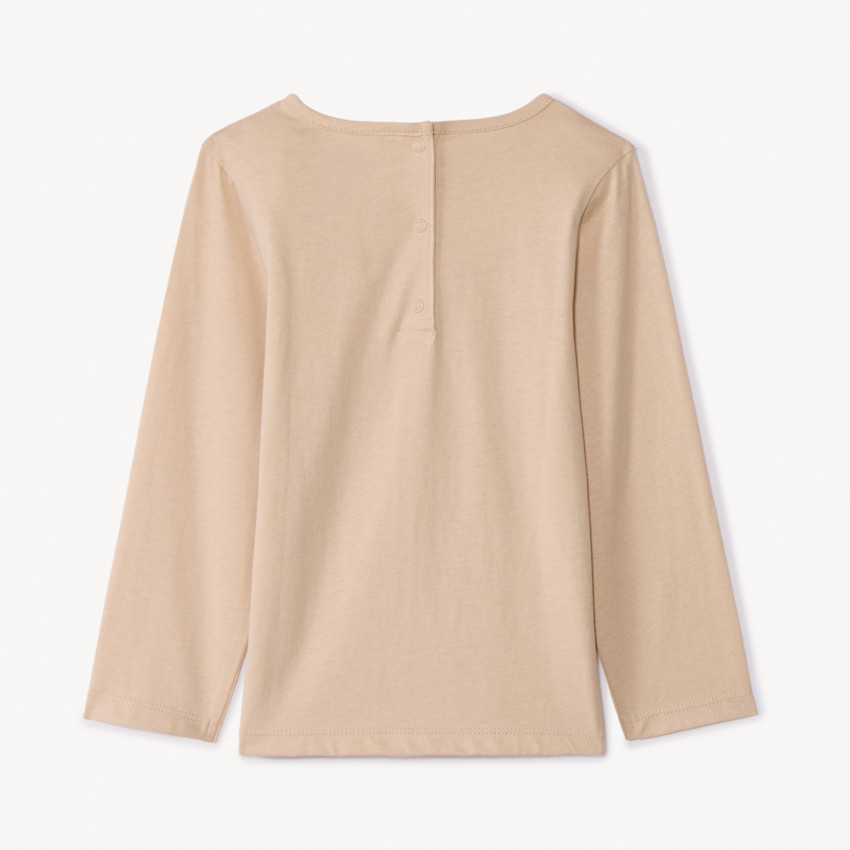 Camiseta de manga larga estampada para bebé niña 