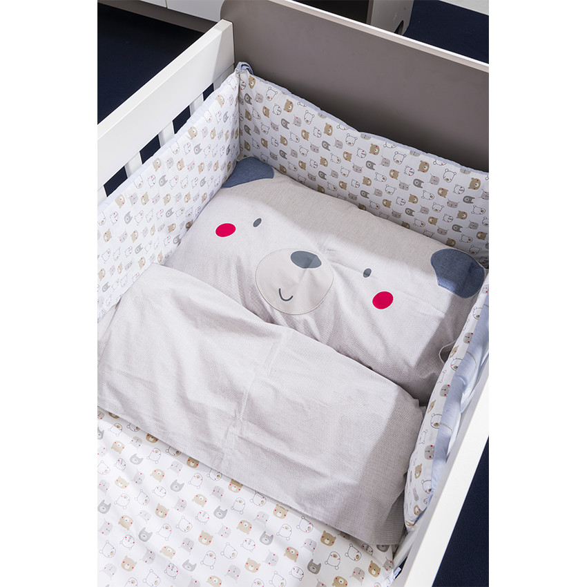 Funda nórdica y funda de almohada con ositos estampados  Additional Funda nórdica y funda de almohada con ositos estampados