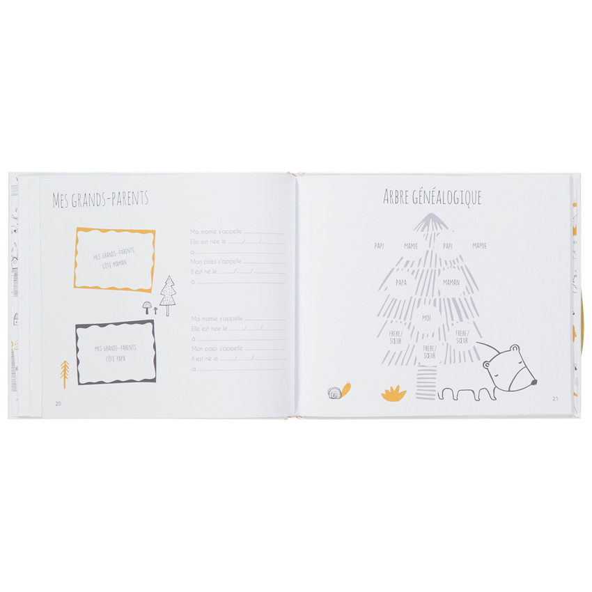 Álbum de nacimiento mixto 