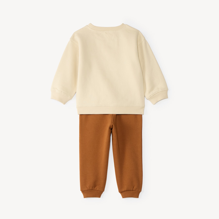 Conjunto de chándal para bebé niño con estampado divertido 
