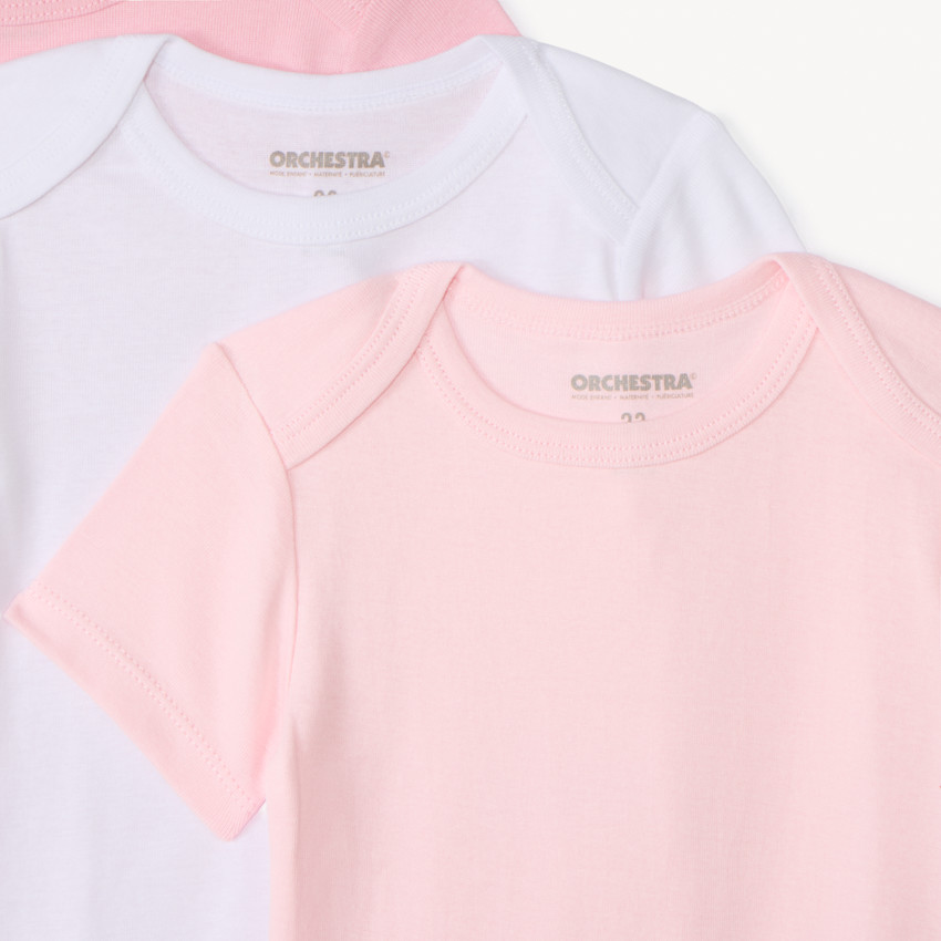 Pack de 5 bodies manga corta 