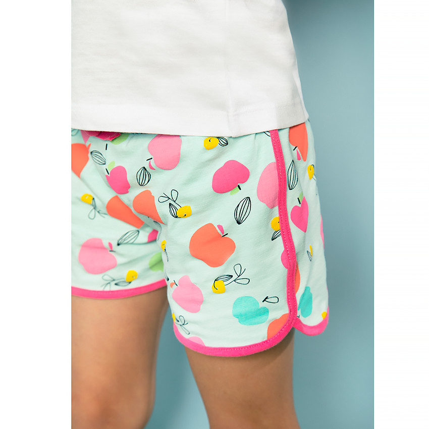 Short de jersey estampado para niña 