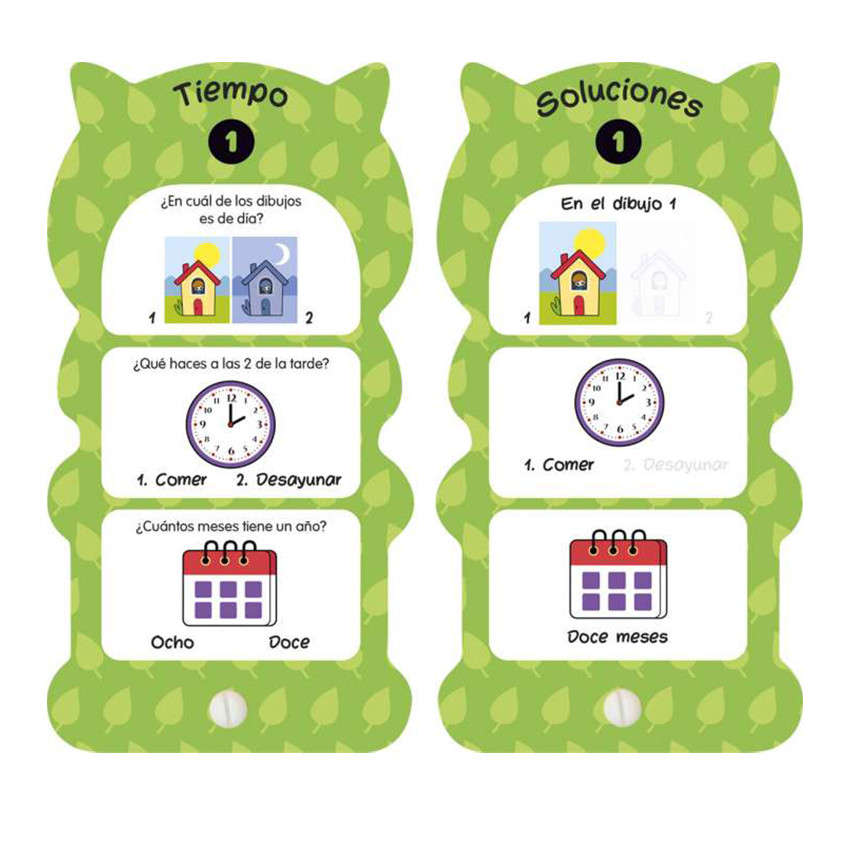 Libro de preguntas y respuestas colección Entretenimente (título aleatorio) +3/4 años 