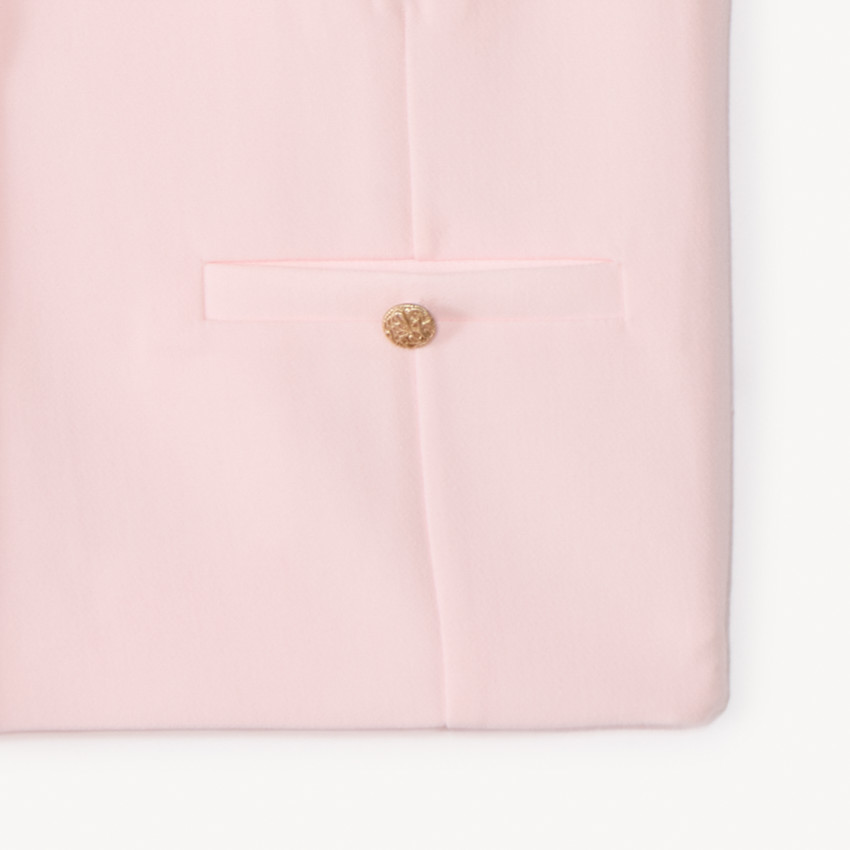 Chaqueta sin mangas estilo blazer para niña 