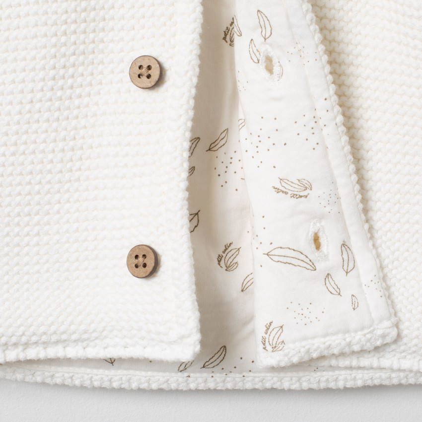 Chaleco con capucha de algodón con forro de jersey estampado para bebé  Additional Chaleco con capucha de algodón con forro de jersey estampado para bebé