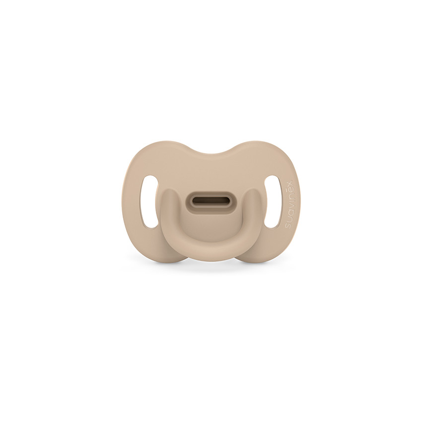 Chupete silicona fisiológico 6-18M Colour Essence Smoothie beige soft 