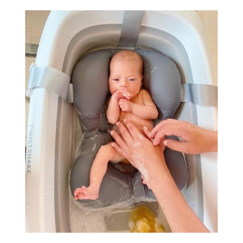 Cojín para bañera gris pastel 