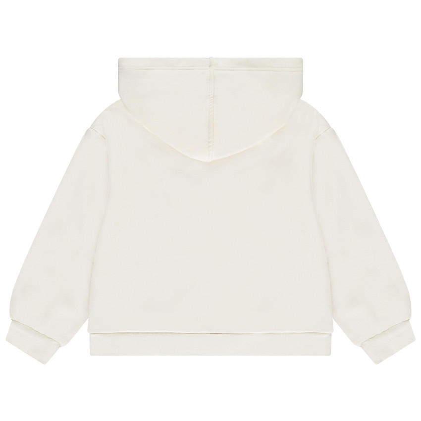 Sudadera con capucha y estrellas de strass para niña 