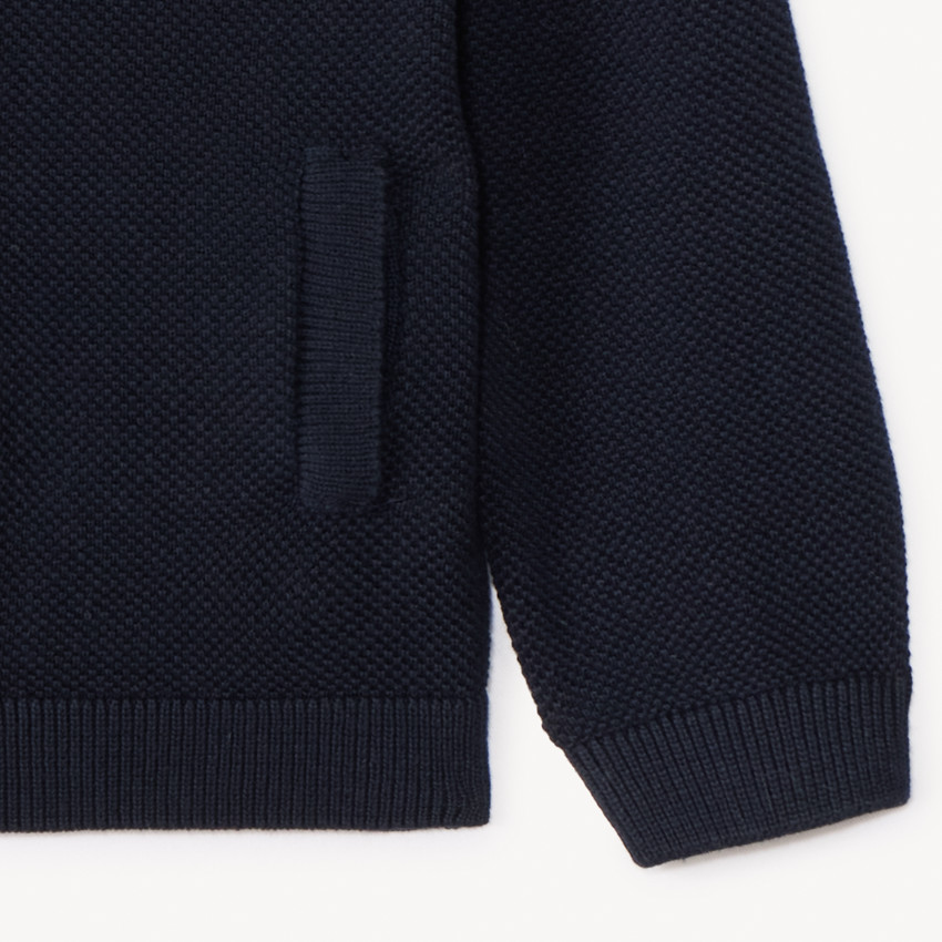 Gilet de punto en chambray para bebé niño 