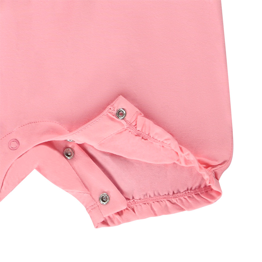 Lot de 2 combinaisons courtes imprimé pomme pour bébé fille 