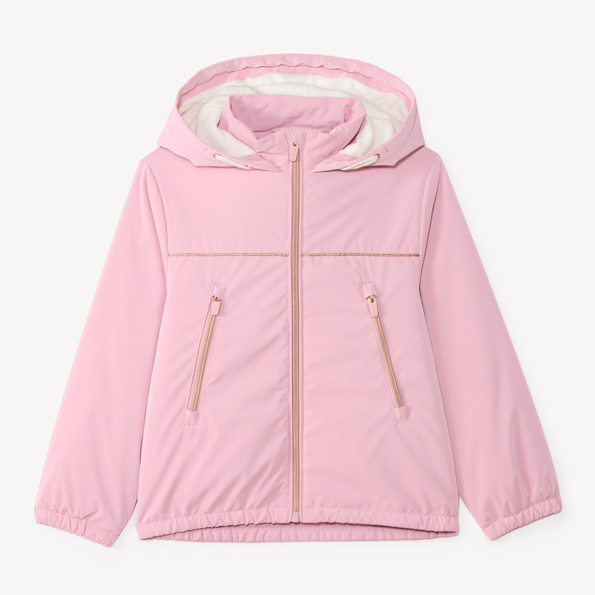 Chaqueta impermeable niña con capucha 