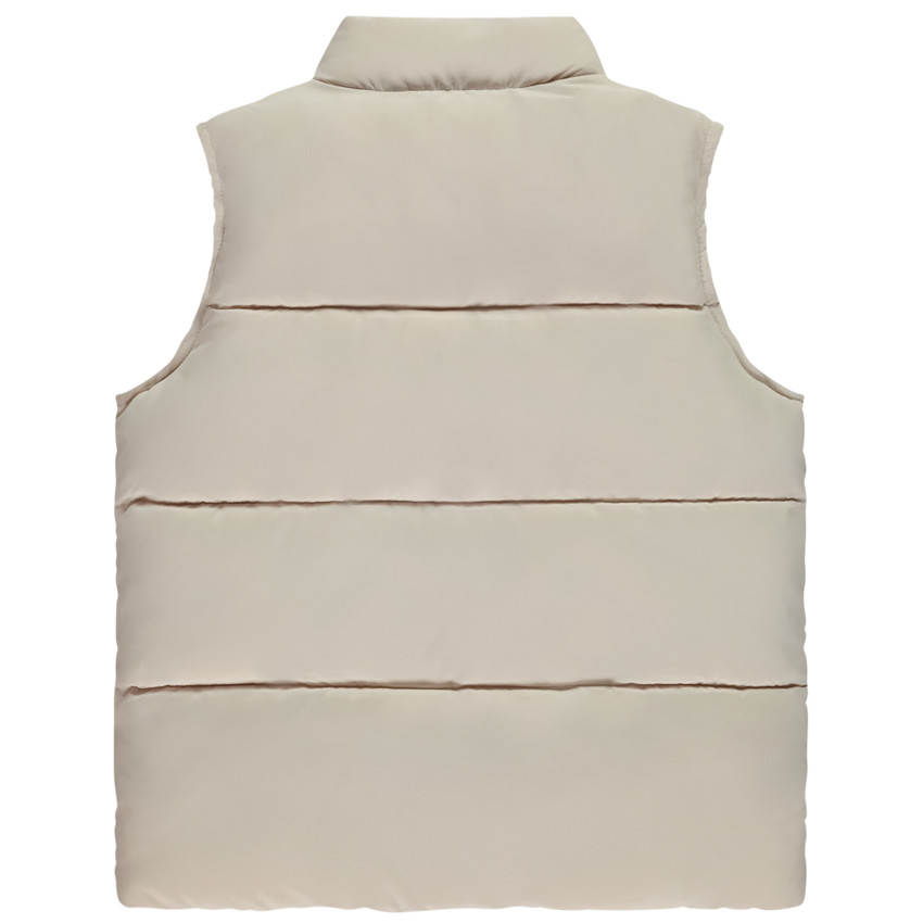 Chaleco sin mangas de tela mate para niña 