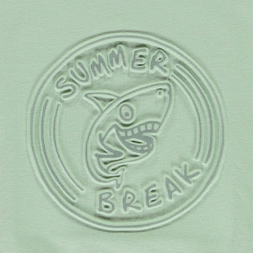 Sudadera oversize con estampado en relieve para bebé niño 