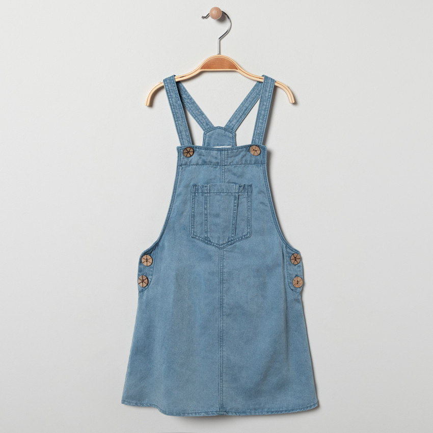 Robe salopette en jean pour fille  Additional Robe salopette en jean pour fille