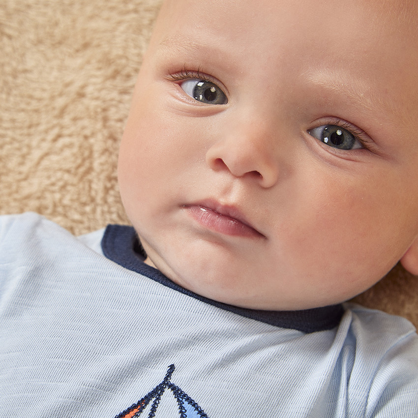 Conjunto 2 piezas con motivos de velero para bebé niño 