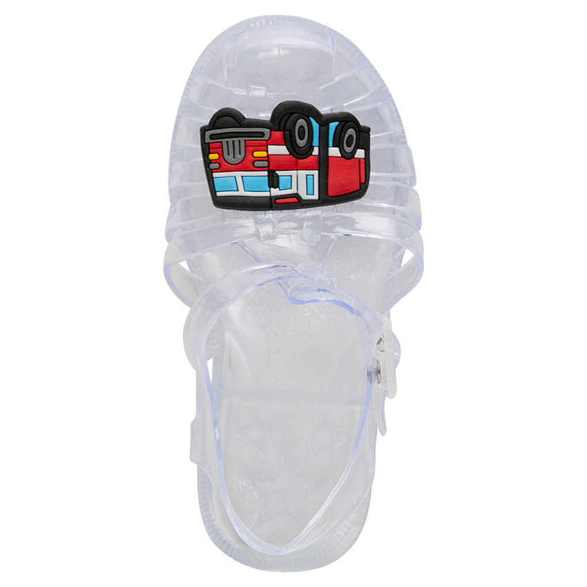 Zapatos de playa transparentes con camión plastificada de la 24 a la 29 