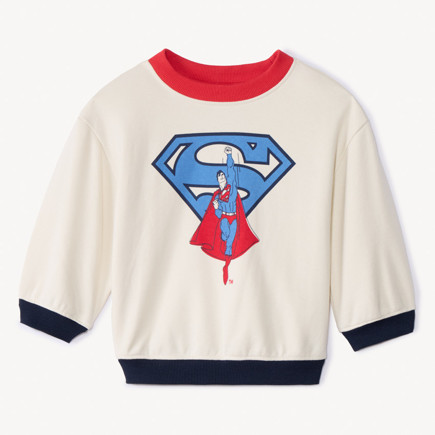 Sudadera de felpa oversize Superman Warner para bebé niño 