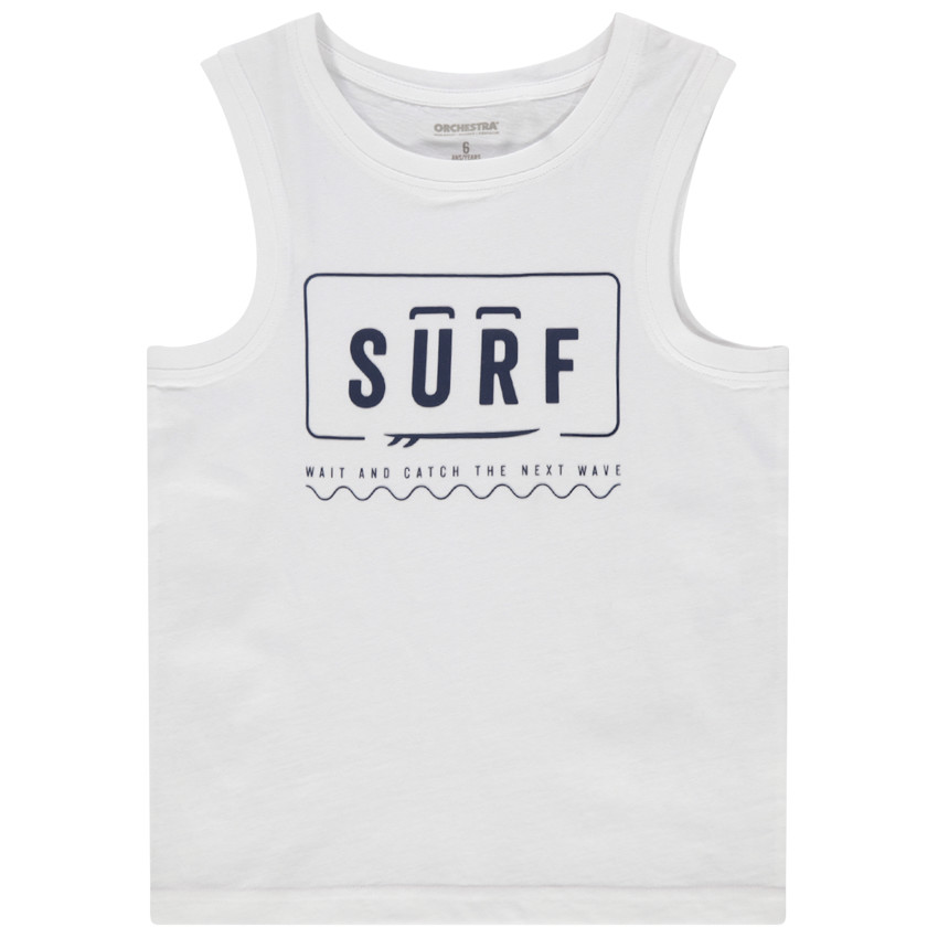 Camiseta sin mangas con estampado.  Additional Camiseta sin mangas con estampado.