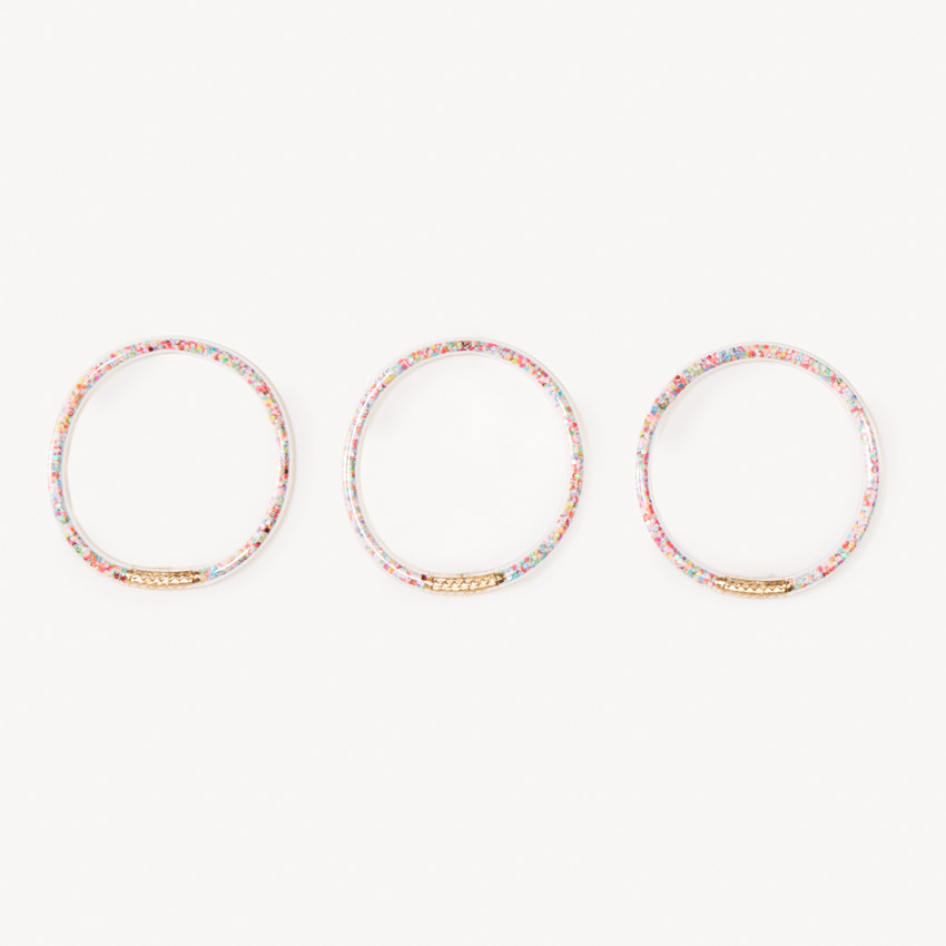 Lote de 3 pulseras fantásticas y coloridas para niña 