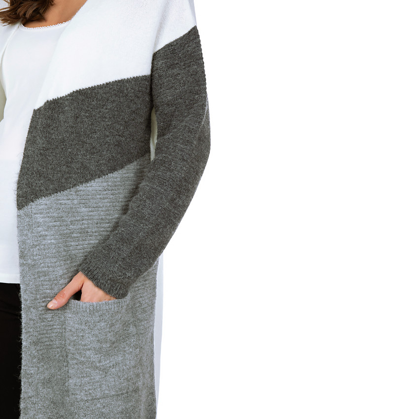 Chaqueta larga de premamá de punto  Additional Chaqueta larga de premamá de punto