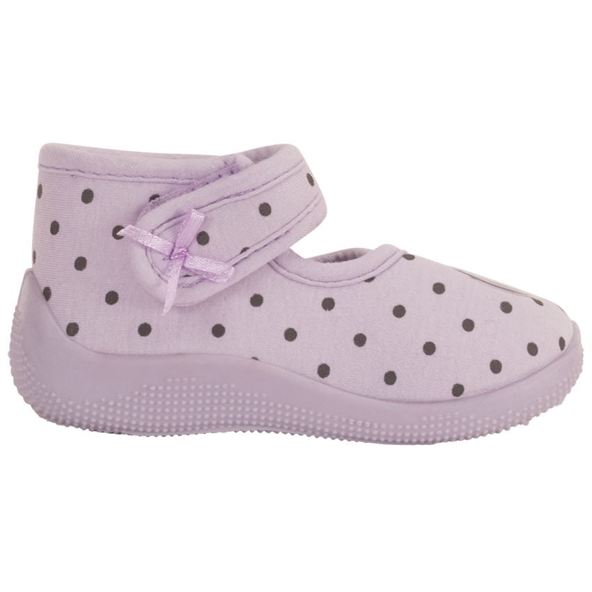 Patucos de terciopelo con estampado de lunares Nala Disney niña 