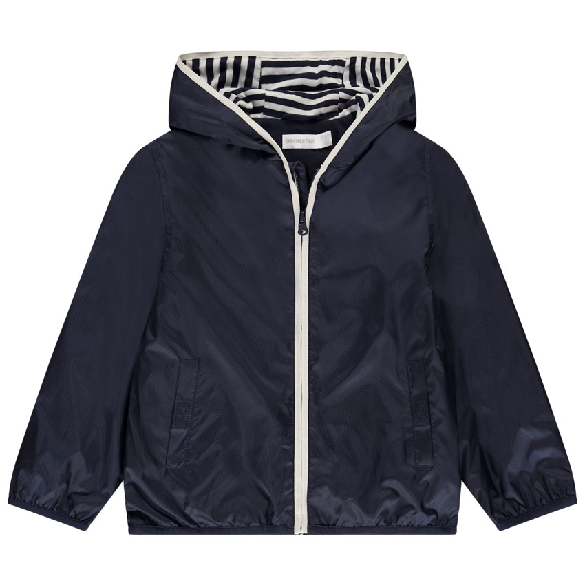 Cortavientos con 50% de poliéster reciclado para niño 