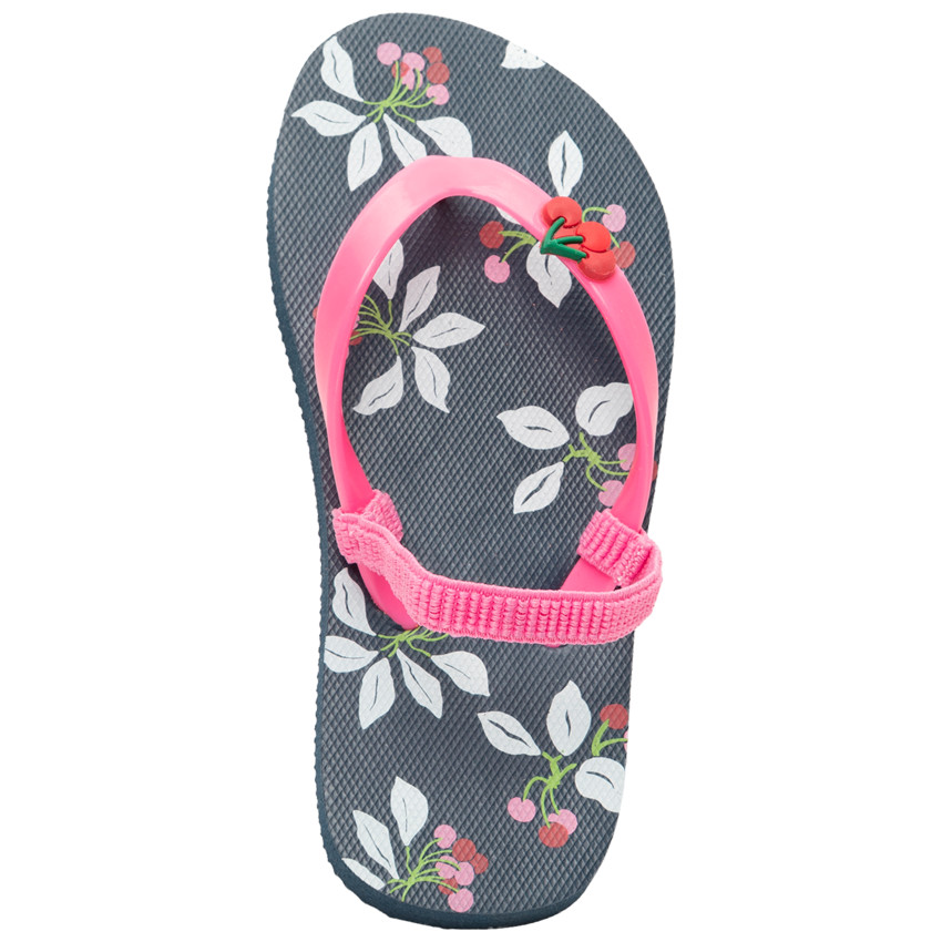 Chanclas con estampado vegetal para niña  Additional Chanclas con estampado vegetal para niña