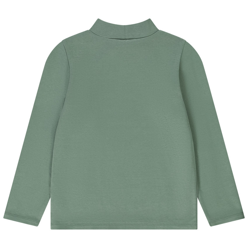 Camiseta de cuello alto con estampado fantasía para niño 