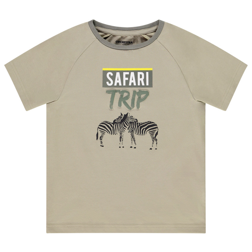 Camiseta manga corta cebra 